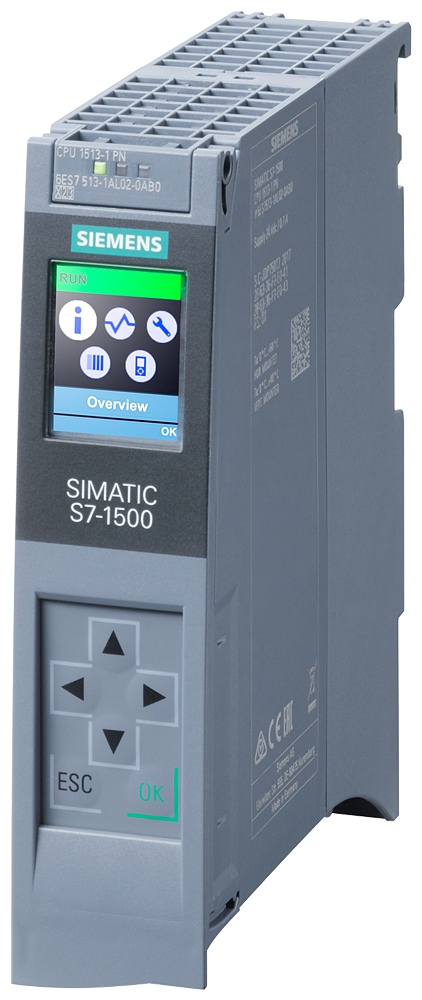 Siemens SIMATIC S7-1500, CPU 1513-1 PN, módulo central con
