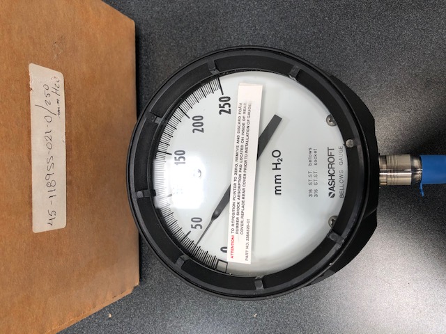 45-1189SS-02L 0/250 H2O