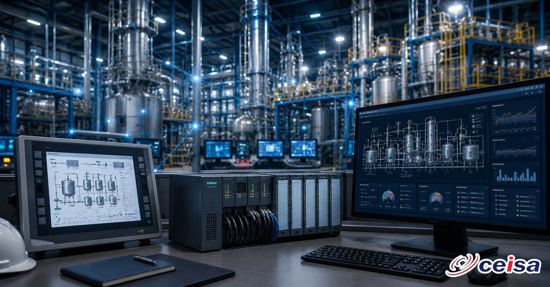 PLC, HMI y SCADA: diferencias y funciones dentro de un sistema automatizado