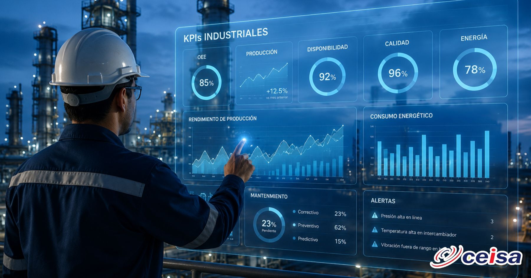 Indicadores clave (KPIs) para mejorar el rendimiento industrial